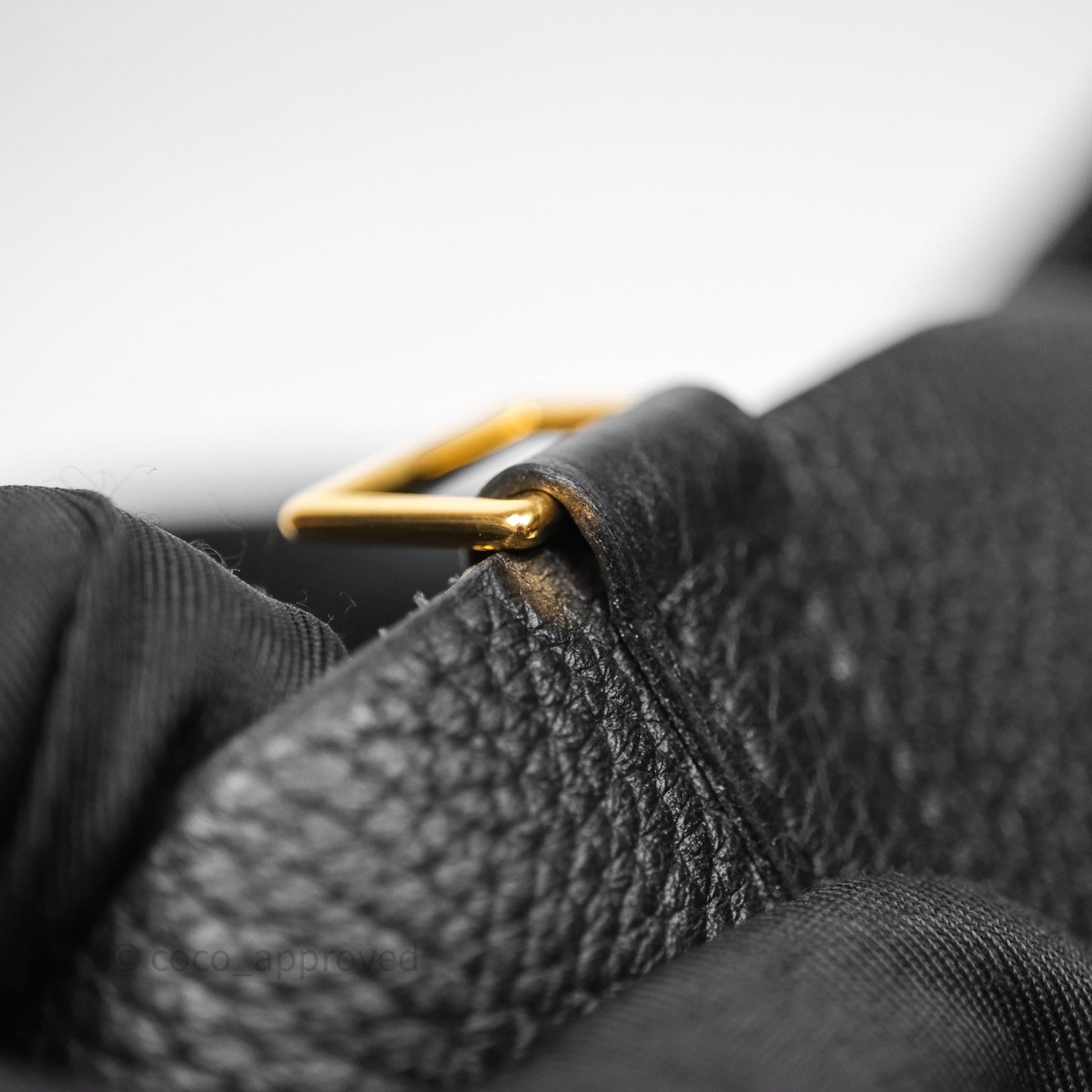 Hermès Picotin 22 Black Noir 89 Clemence Gold Hardware