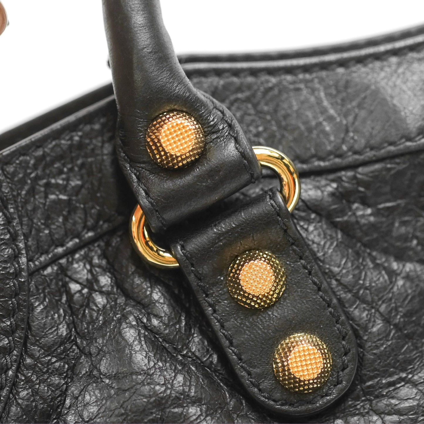 Balenciaga Classic City Bag Black Calfskin Gold Hardware