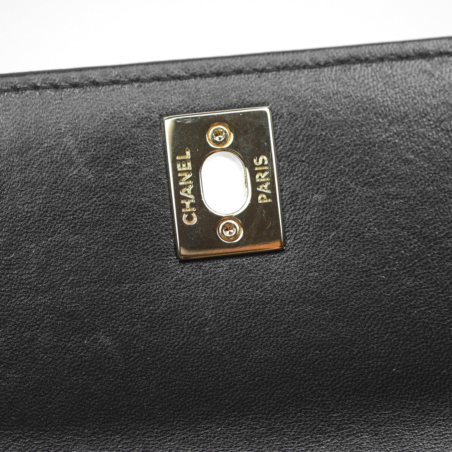 Chanel Mini Trendy WOC Black Lambskin Gold Hardware