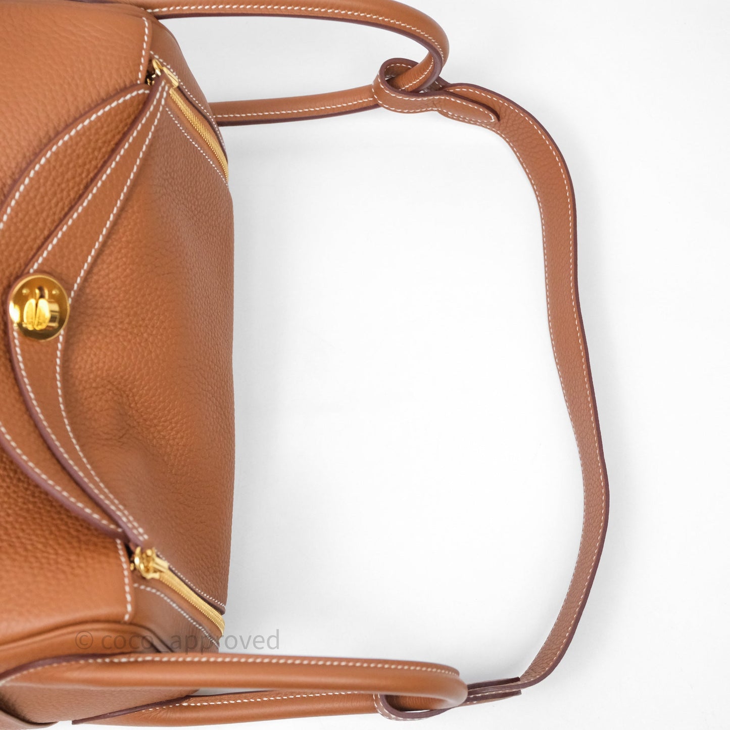 Hermès Lindy 30 Gold 37 Clemence Gold Hardware