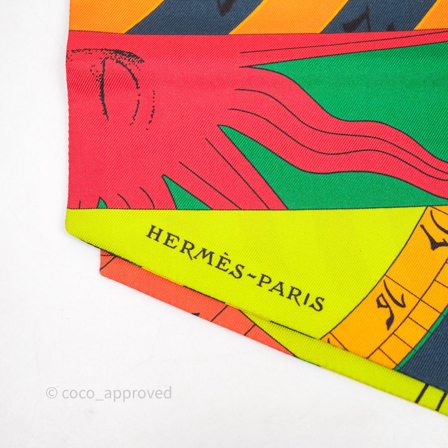 Hermes Astrologie Nouvelle Maxi Twilly Scarf Silk