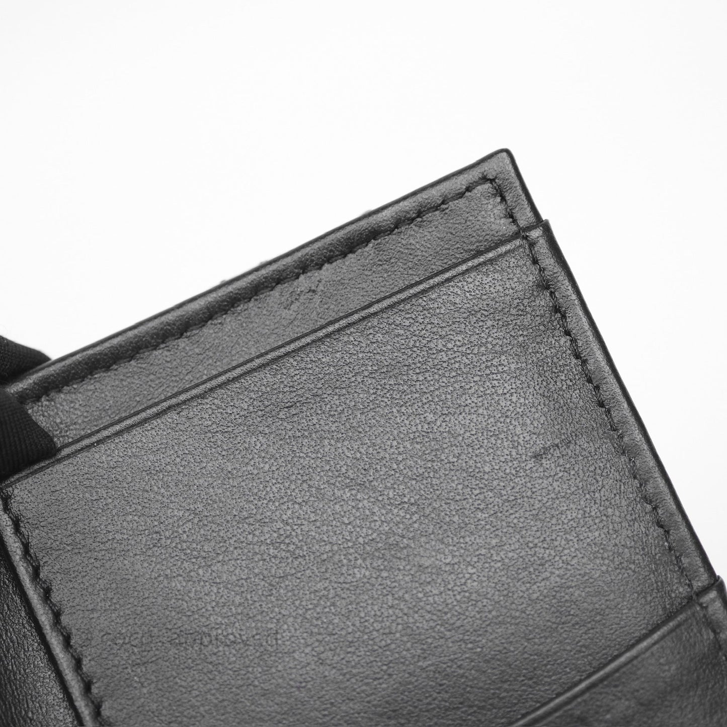 Chanel Card Holder Quilted So Black Calfskin 24P