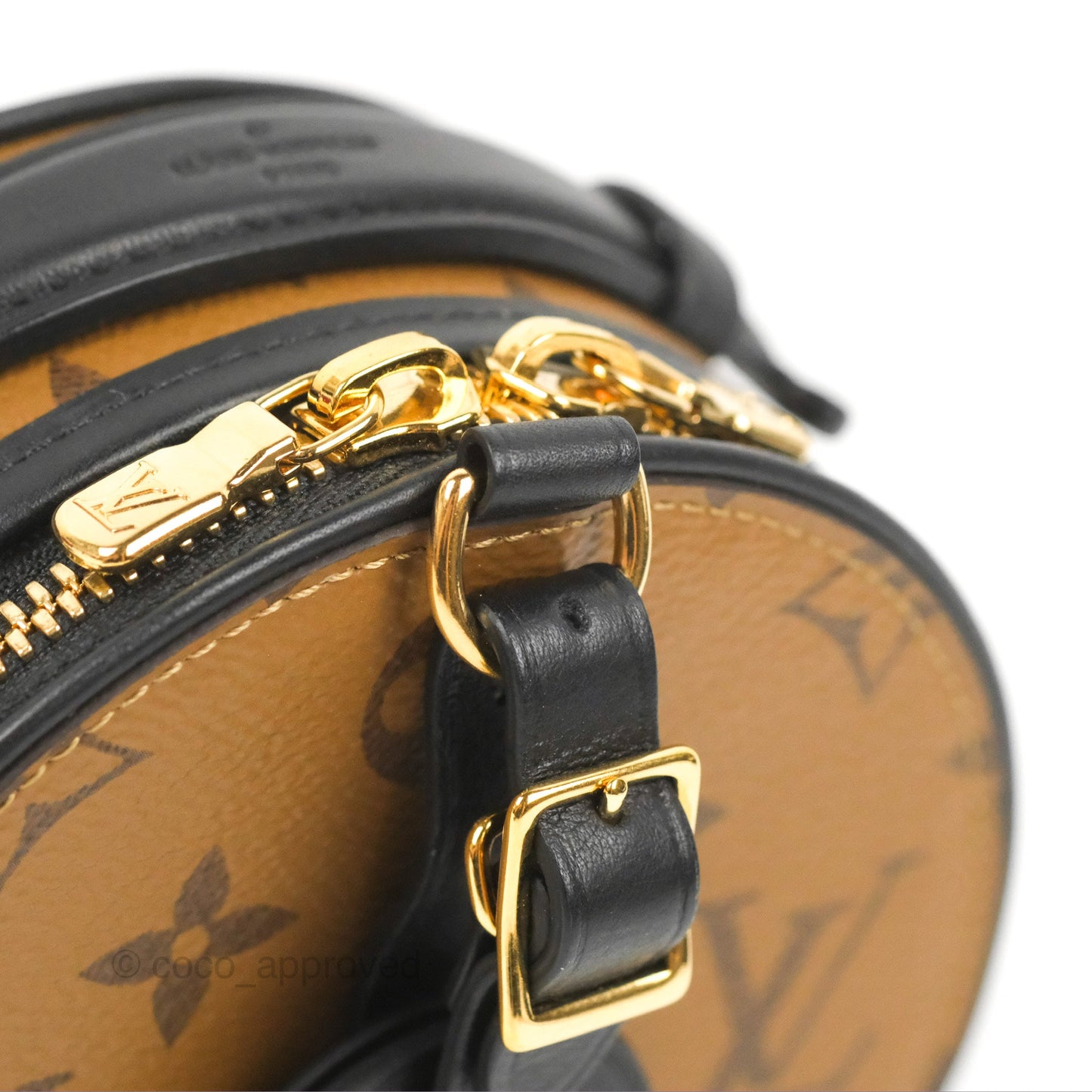 Louis Vuitton Mini Boîte Chapeau Monogram Reverse Canvas Black