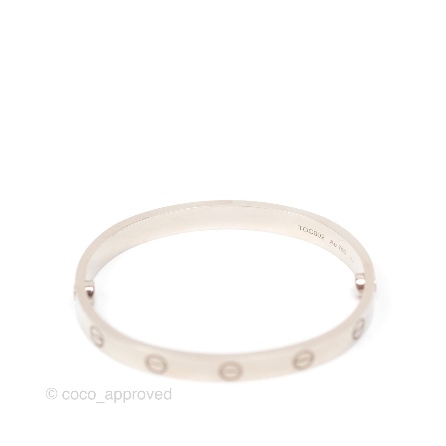 Cartier Love Bracelet White Gold