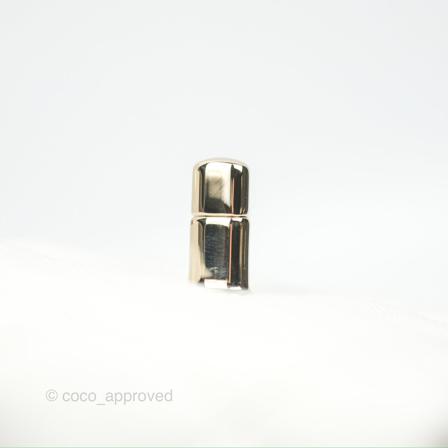 Chanel Small Quilted Coco Handle White Caviar Gold Hardware