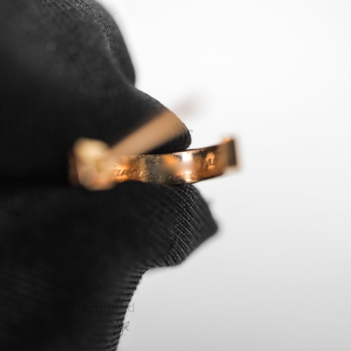 Cartier Love Hoop Earrings Smal Model Rose Gold