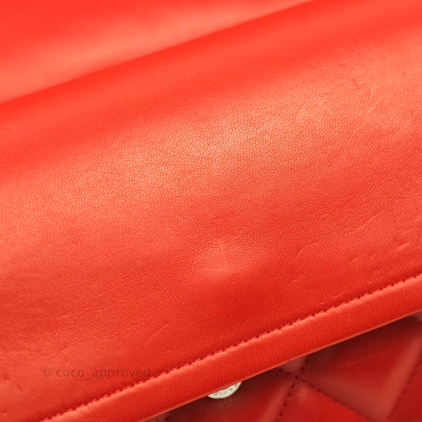 Chanel Jumbo Double Flap Red Lambskin Silver Hardware⁣⁣