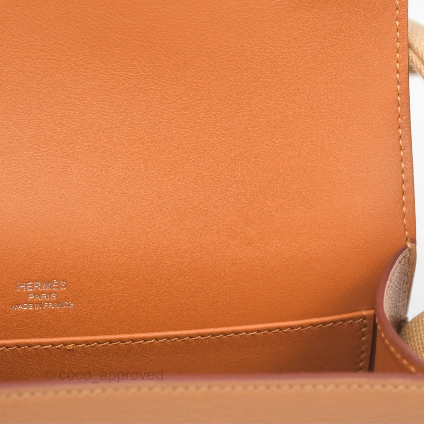 Hermès Geta Bag Chai 0M Quebracho 2J Palladium Hardware