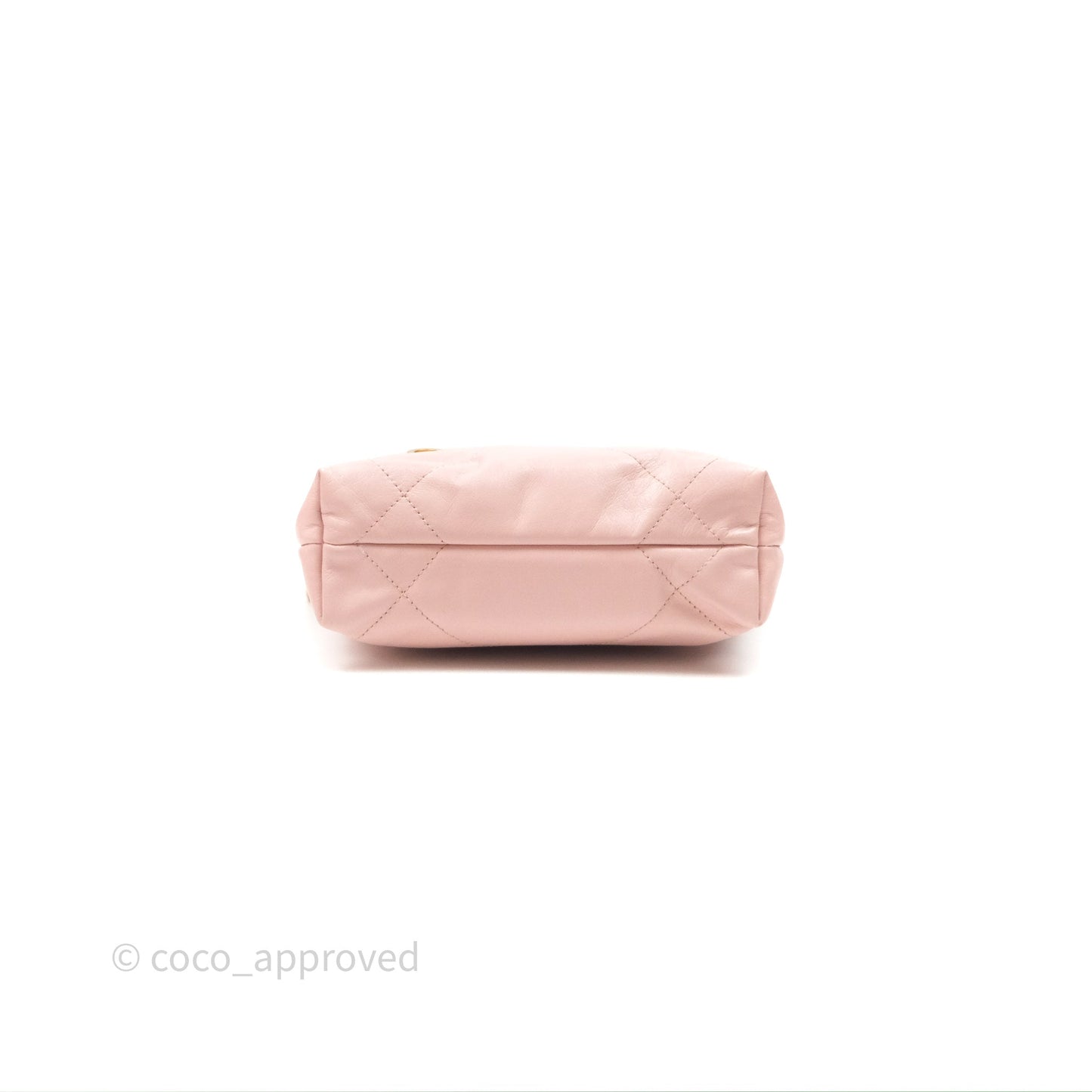 Chanel 22 Mini Bag Light Pink Crumpled Calfskin