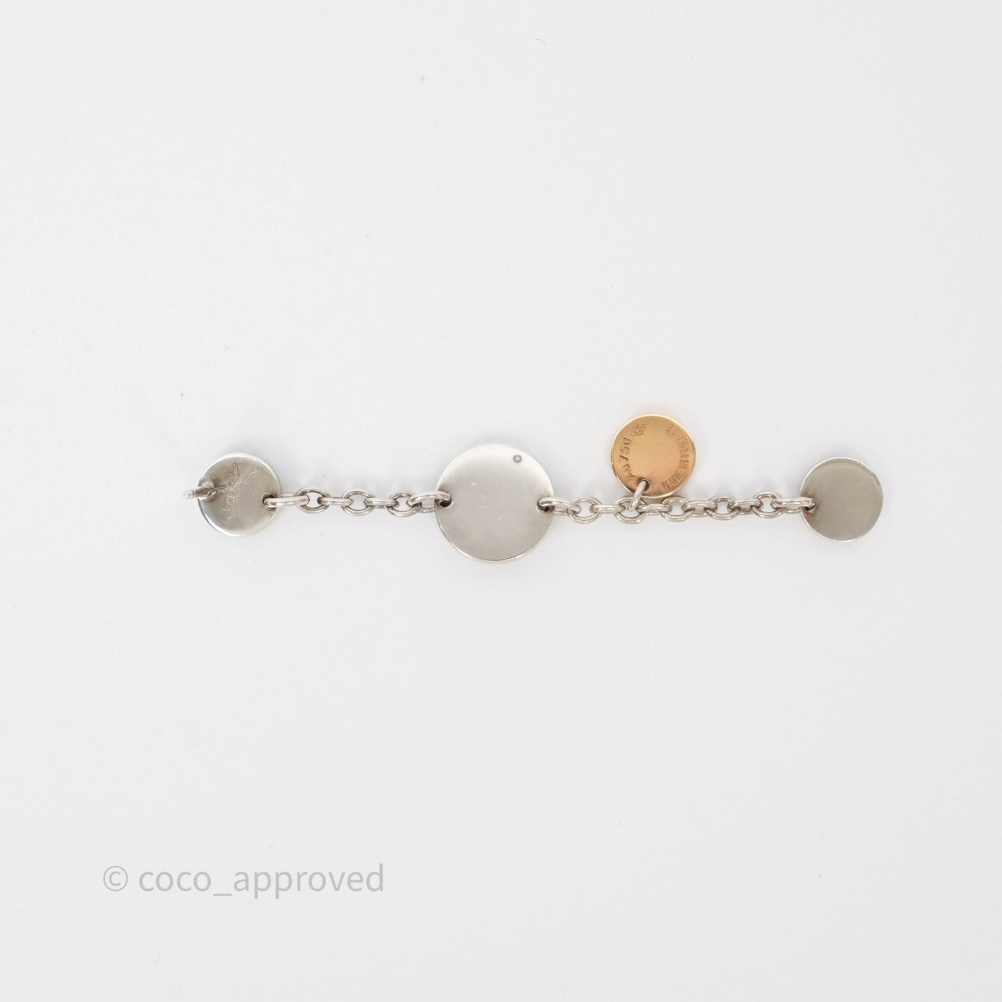 Hermès Confettis Earrings in Sterling Silver/ Rose Gold