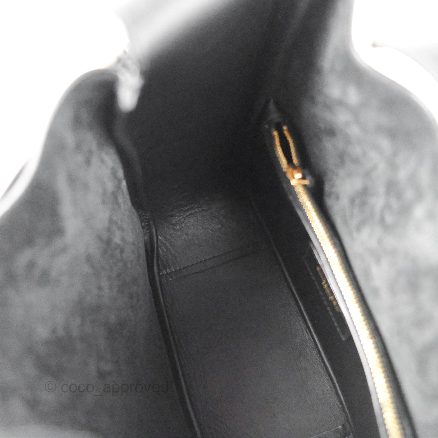 Saint Laurent Small ‘Le 5 a 7’ Hobo Bag Black Grained Leather