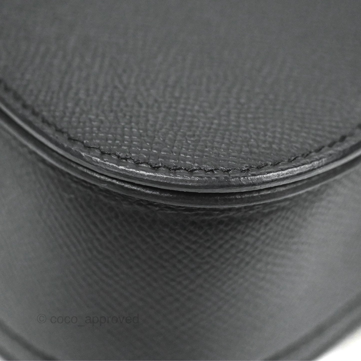 Hermès Della Cavalleria Mini Bag Black Epsom Palladium Hardware