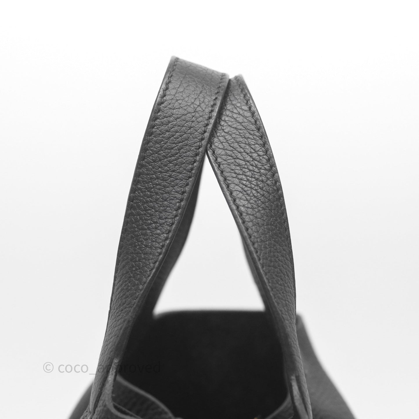 Hermès Picotin 18 Black Noir 89 Clemence Gold Hardware