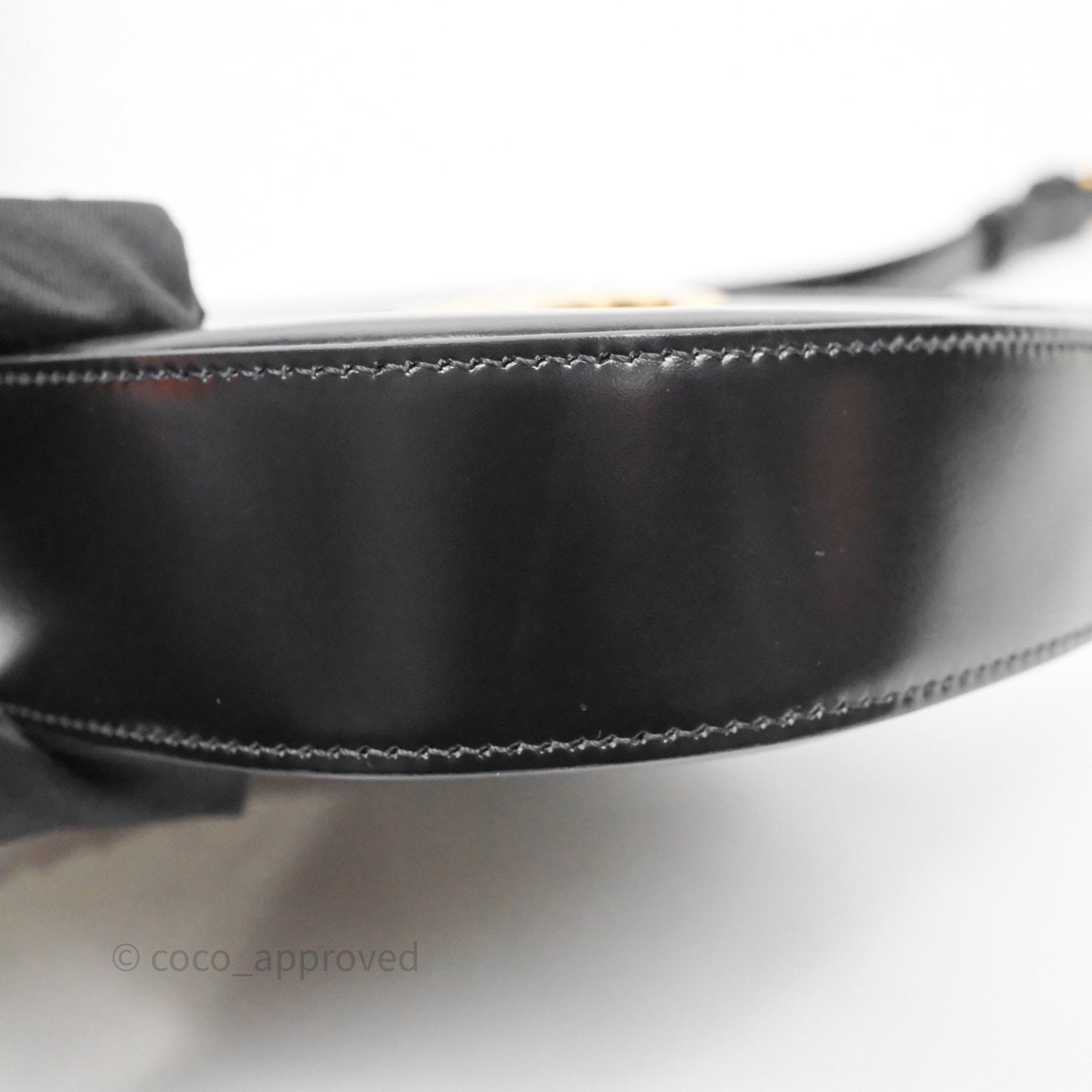 Celine Medium Tilly Bag in Shiny Calfskin Black