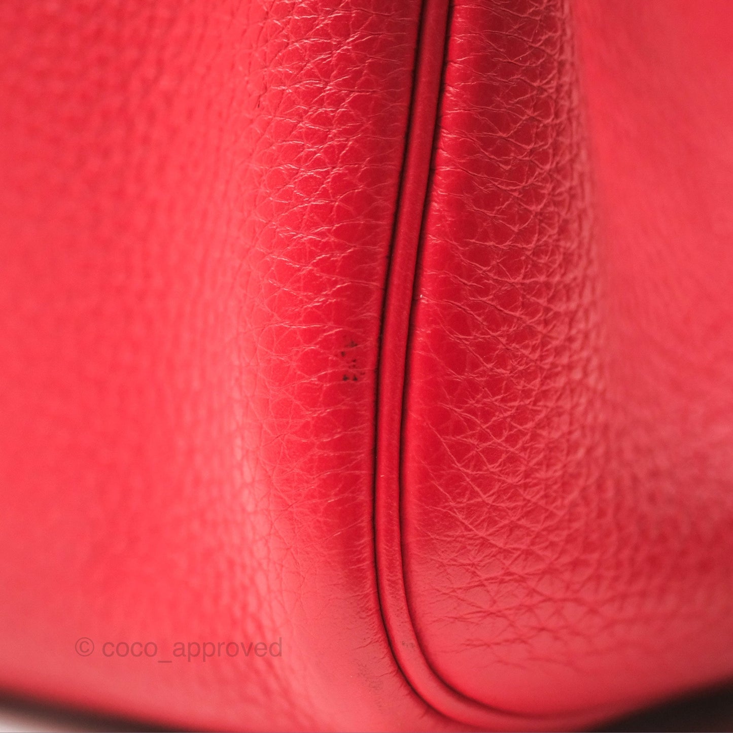 Hermès Lindy 26 Rouge Tomate Clemence Gold Hardware