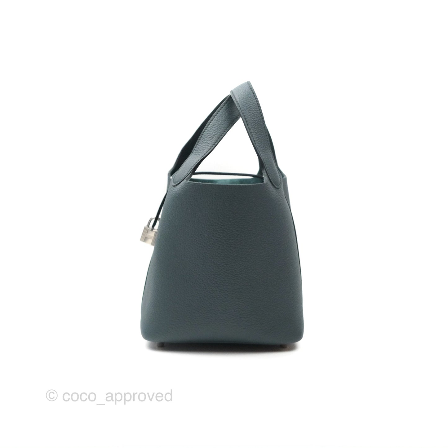 Hermès Picotin Lock 18 Vert Rousses Clemence Palladium Hardware