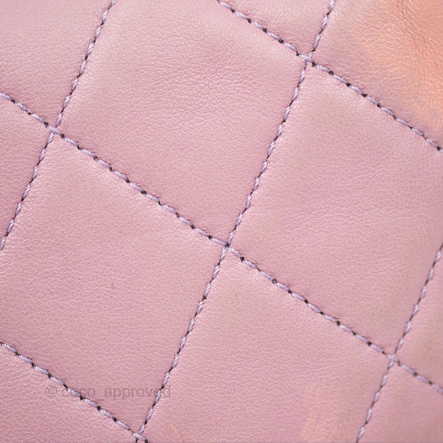 Chanel Medium Bicolor CC Chain Flap Pink/Black Lambskin Silver Hardware