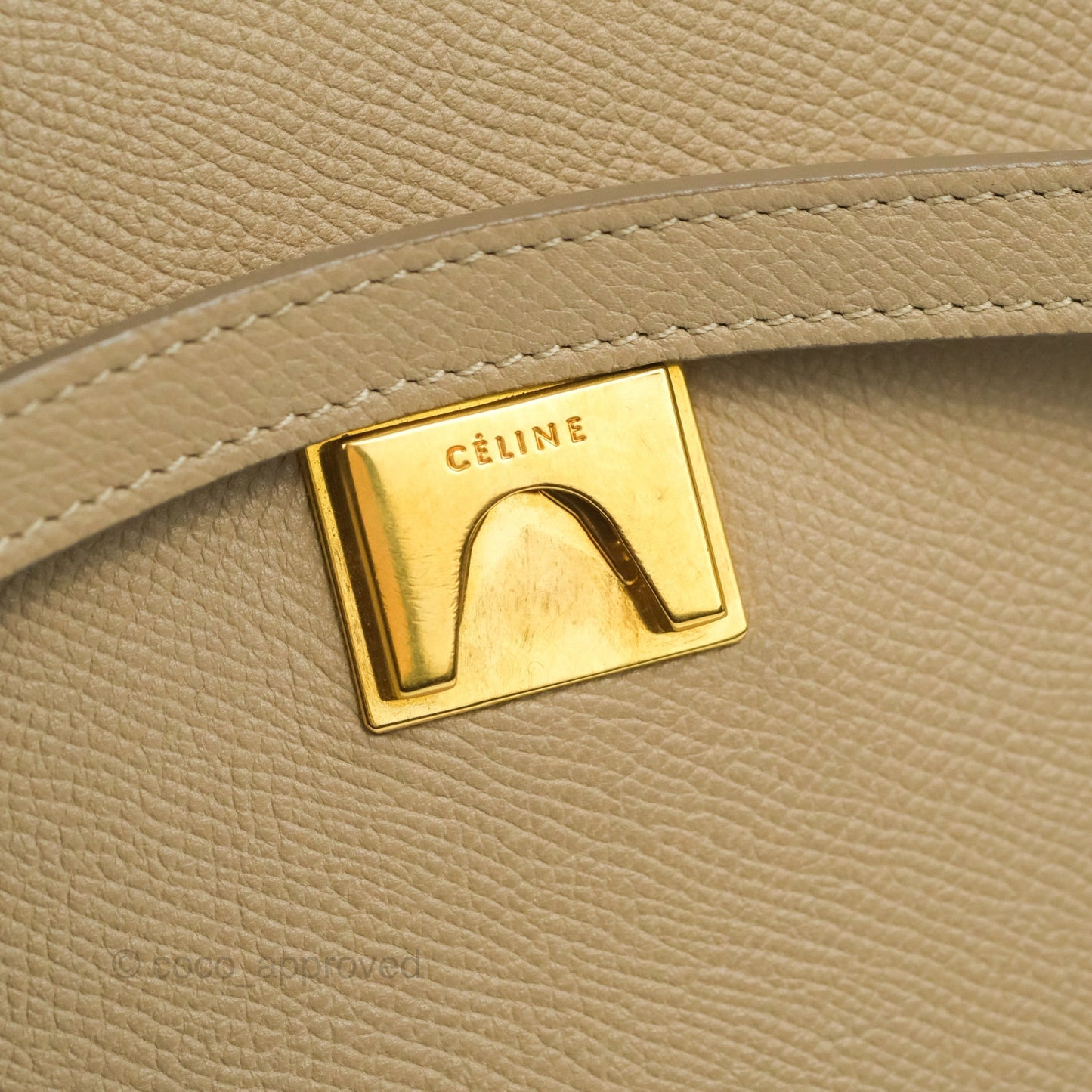 Celine Micro Belt Bag Light Taupe Grained Calfskin Gold Hardware