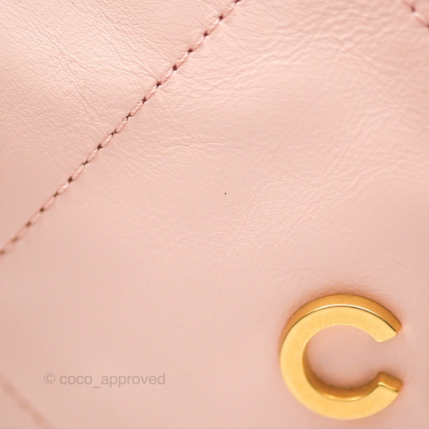 Chanel 22 Small Quilted Pink Shiny Crumpled Calfskin Aged Gold Hardware