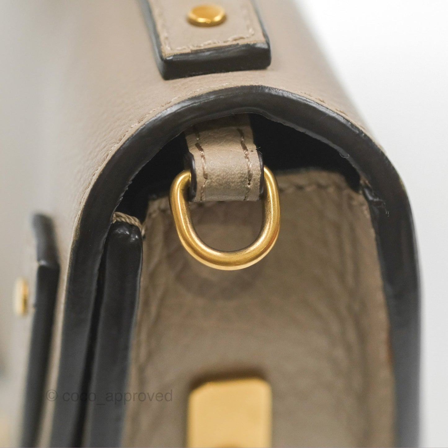 Chloé Nile Minaudière Bracelets Bag Motty Grey Calfskin