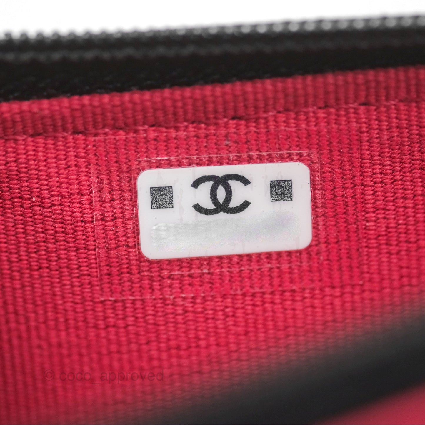 Chanel 19 Mini WOC Flap Phone Holder Black Lambskin Mixed Hardware