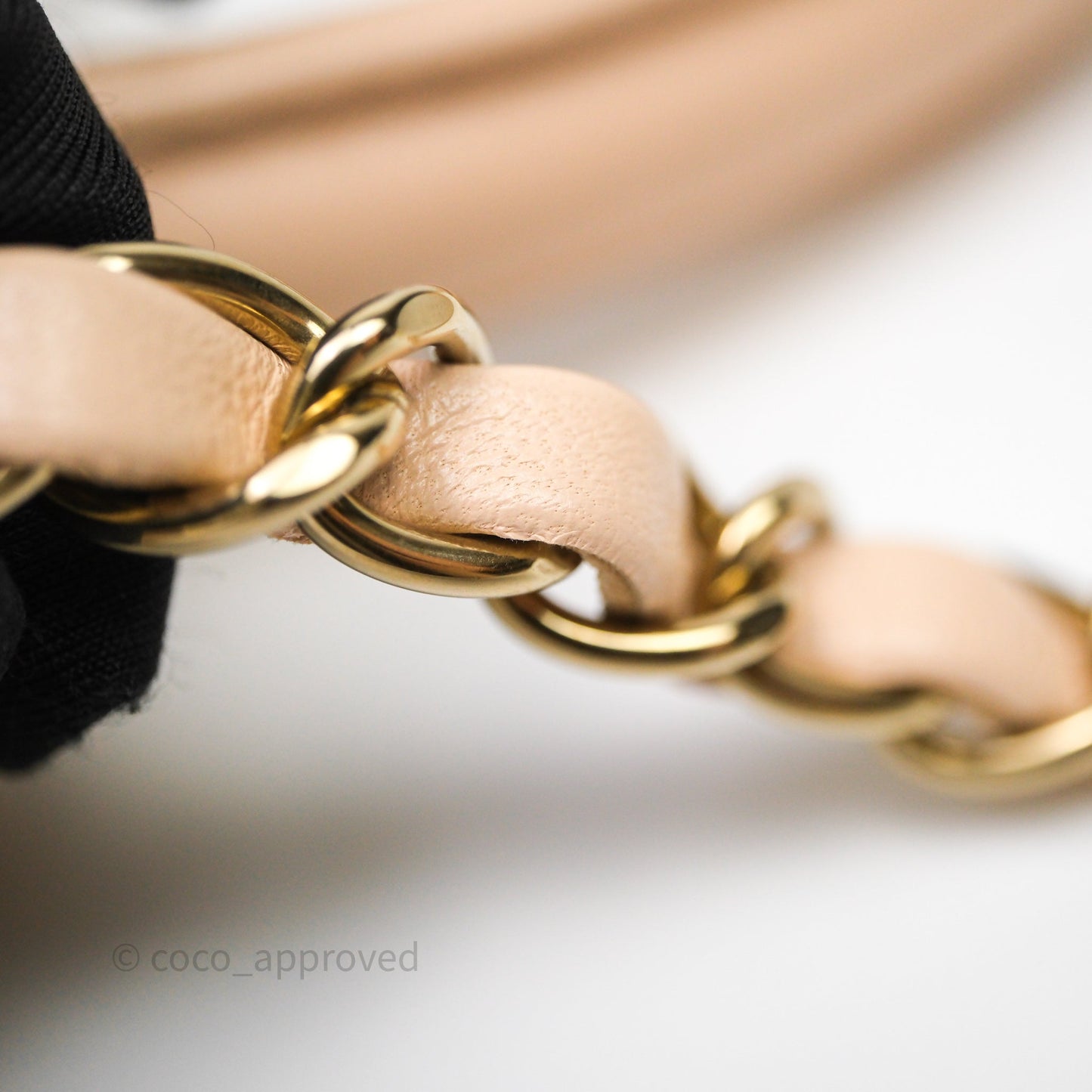 Chanel Small Trendy CC Beige Lambskin Gold Hardware