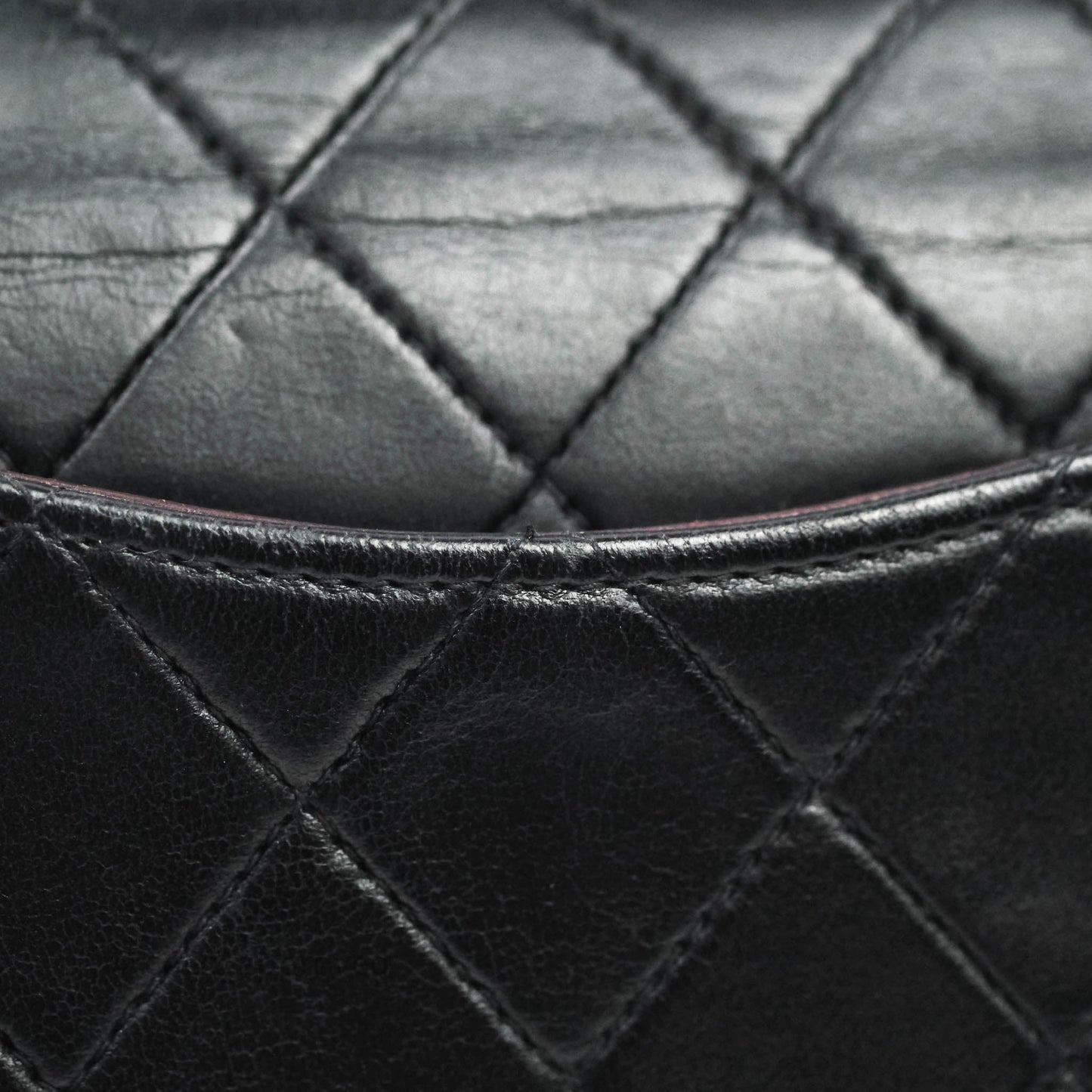 Chanel Classic Vintage Small S/M Flap Black Lambskin 24K Gold Hardware
