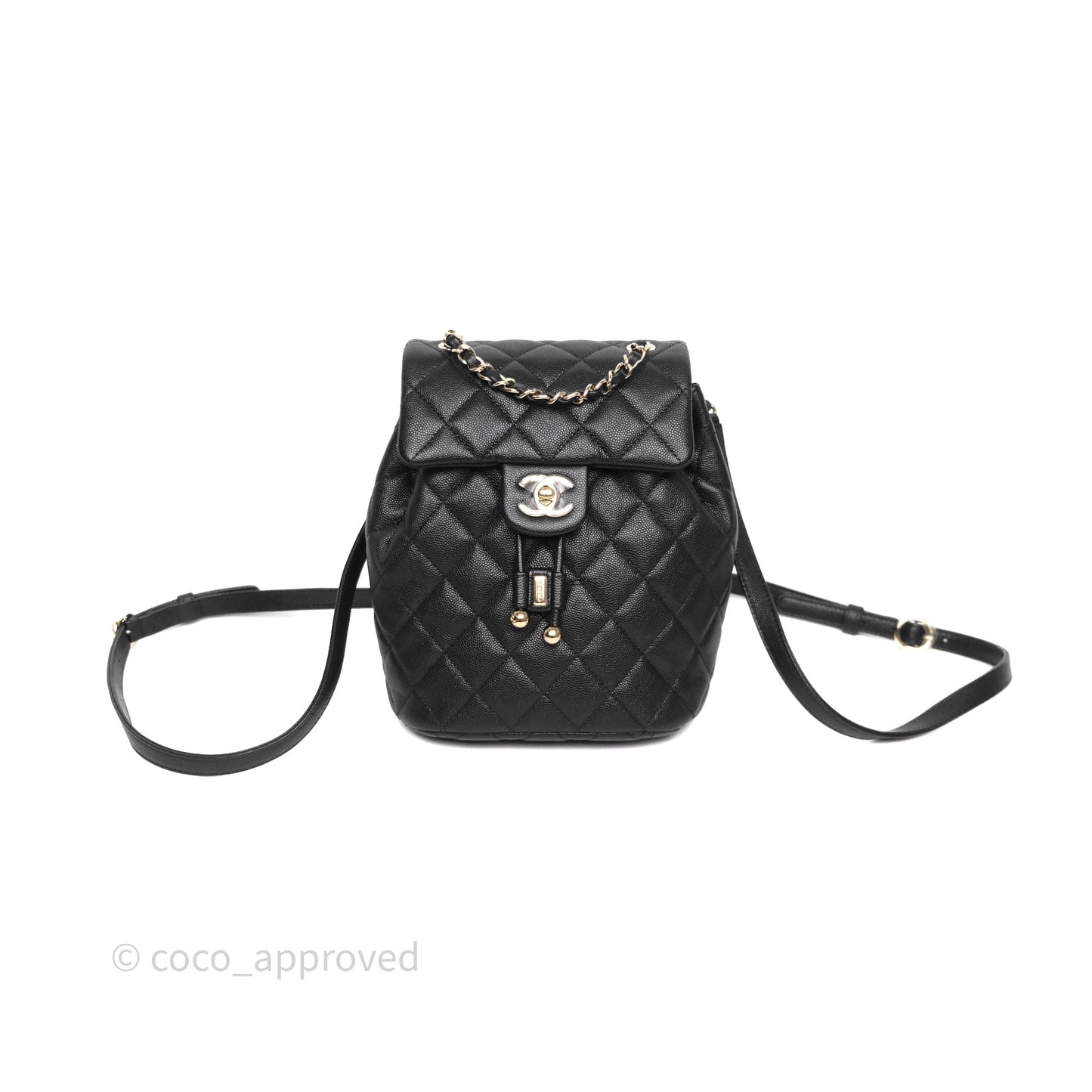 Chanel Urban Spirit Mini Black Caviar Backpack