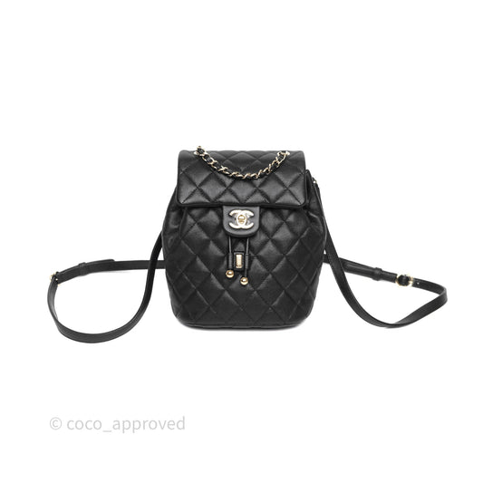 Chanel Urban Spirit Mini Black Caviar Backpack