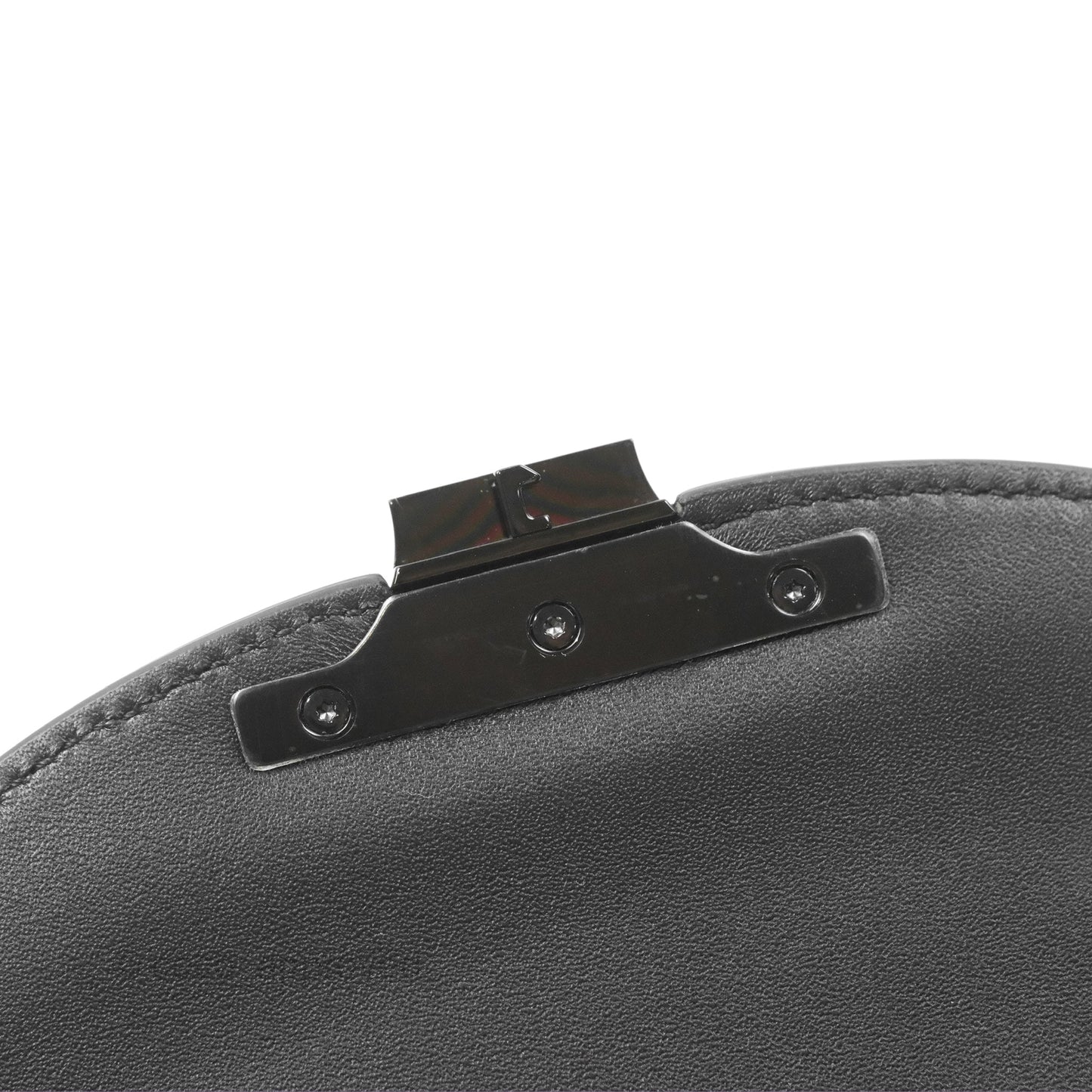 Celine Chain Besace Clea Shiny Calfskin So Black