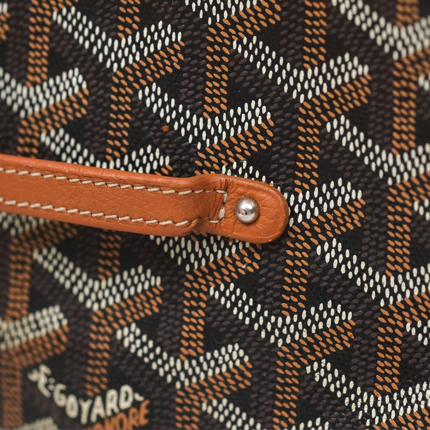 Goyard Saïgon Mini Bag Tan Goyardine Canvas/Chevroches Calfskin