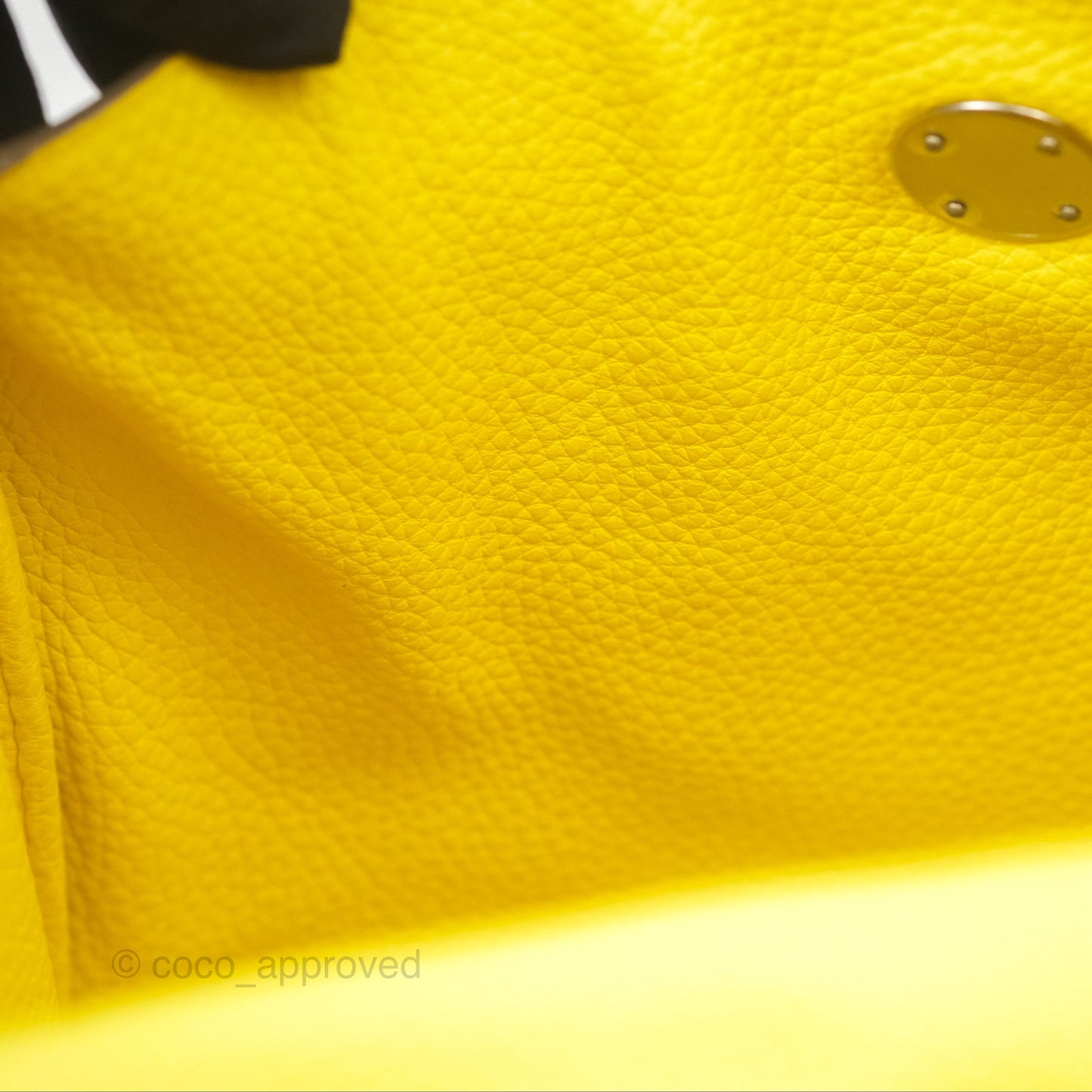 Hermès Lindy 30 Celemence Lime 9R Palladium Hardware