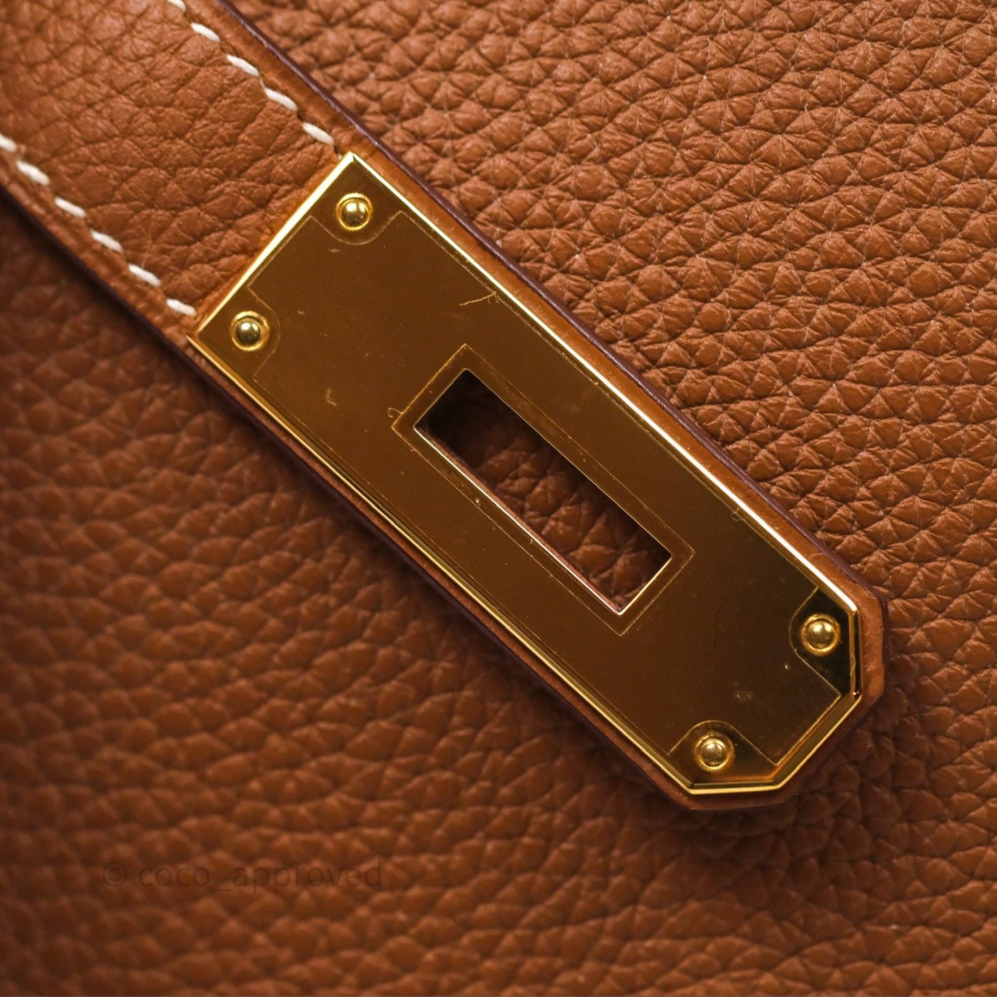 Hermès Birkin 30 Retourne Gold 37 Togo Gold Hardware
