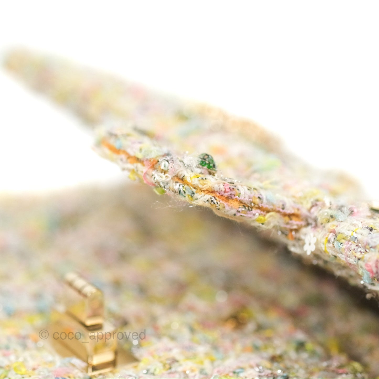 Chanel Reissue 225 Tweed Pastel Garden Party Flap