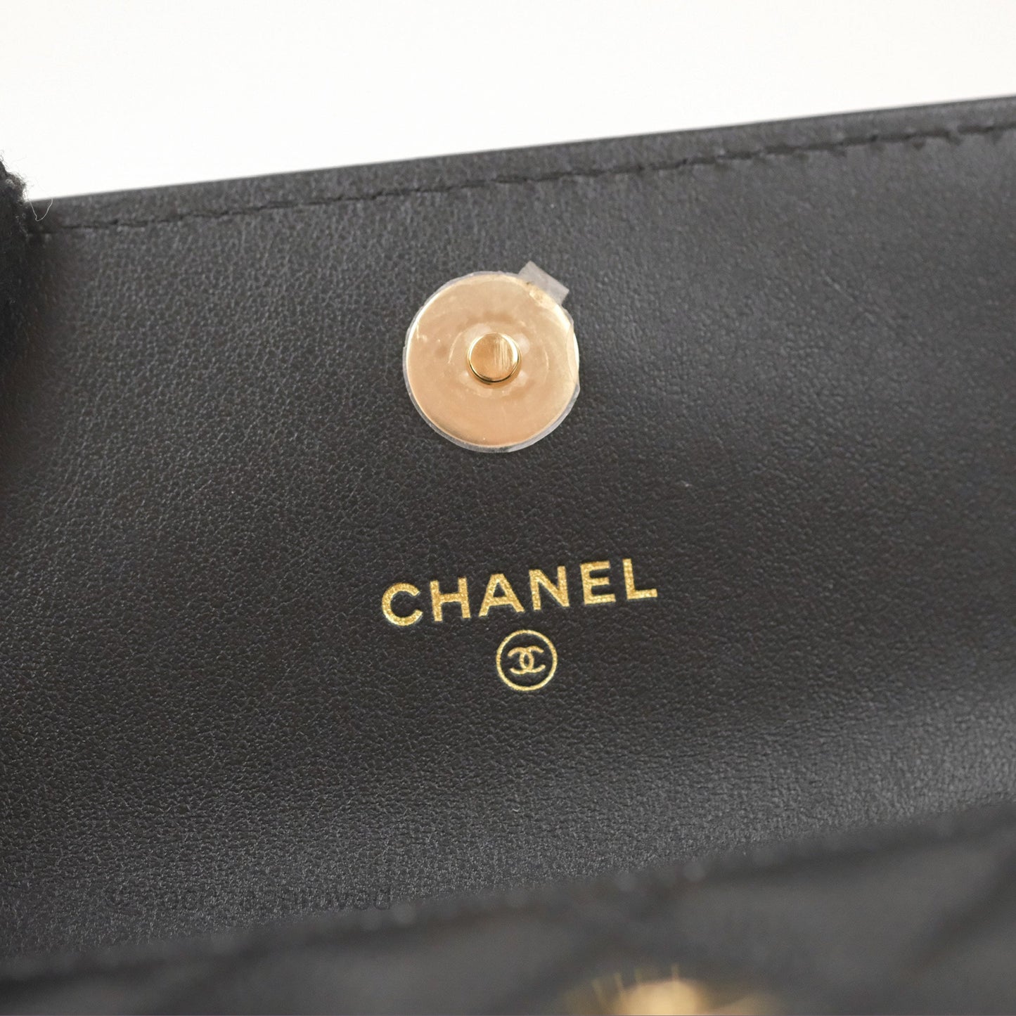 Chanel Mini Clutch with Ribbon Bow Chain Black Caviar Gold Hardware 23S