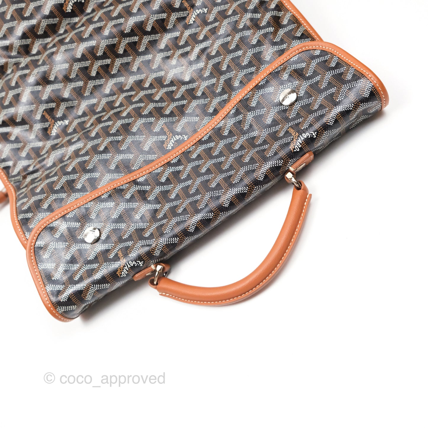 Goyard Saint Léger Backpack Black/ Tan