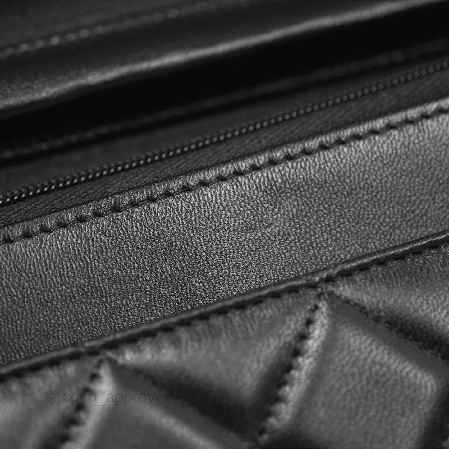 Chanel Quilted Classic Wallet on Chain WOC Black Lambskin Gold Hardware