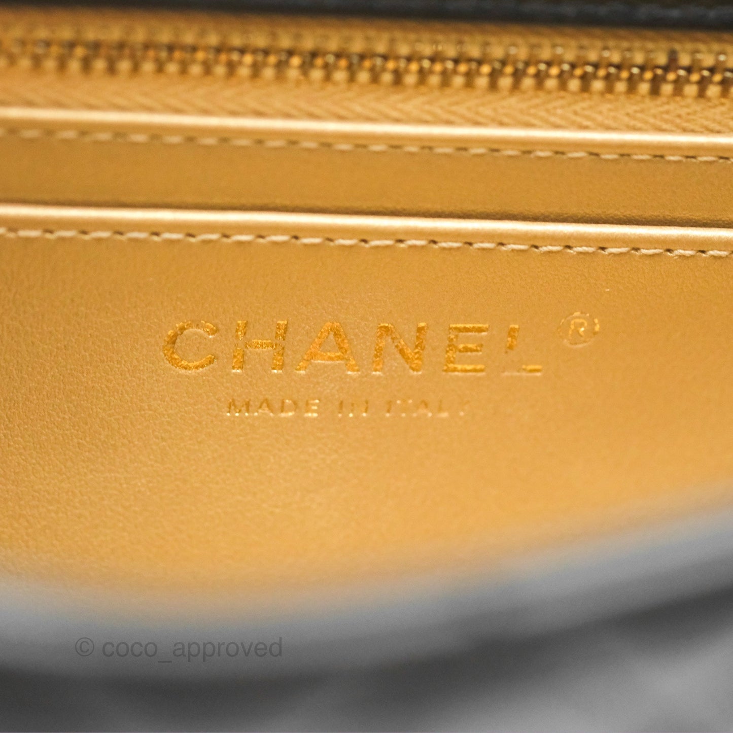 Chanel Ball Crush Mini Rectangular Black Lambskin Gold Hardware 23C