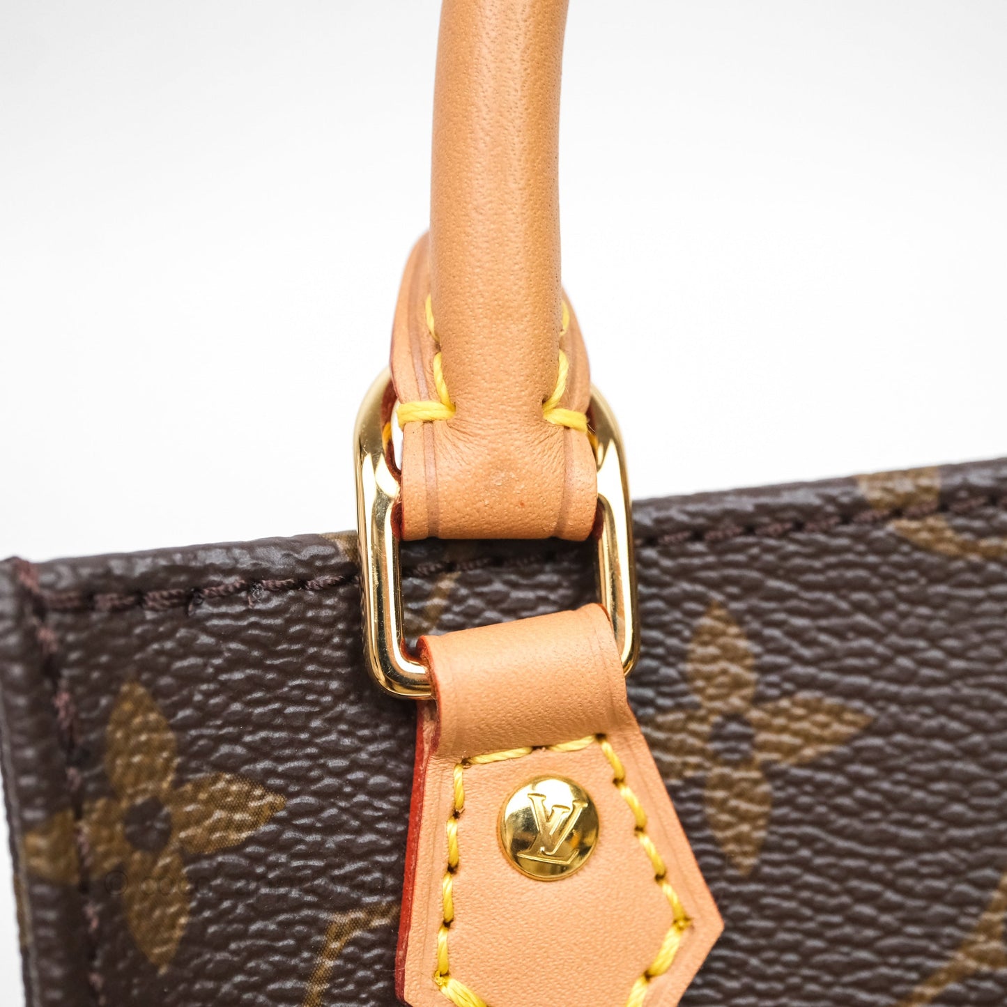 Louis Vuitton Petit Sac Plat Bag Monogram Canvas