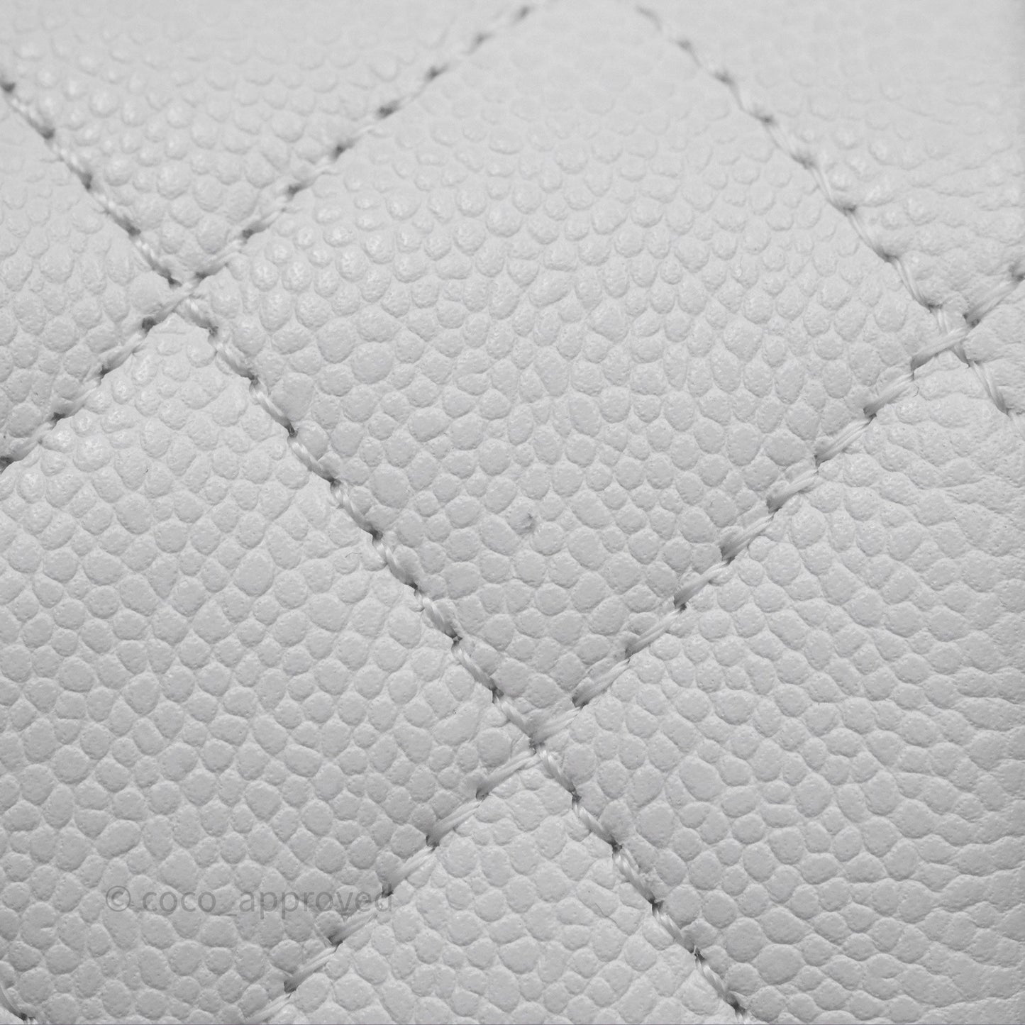 Chanel Small Duma Backpack White Caviar Gold Hardware