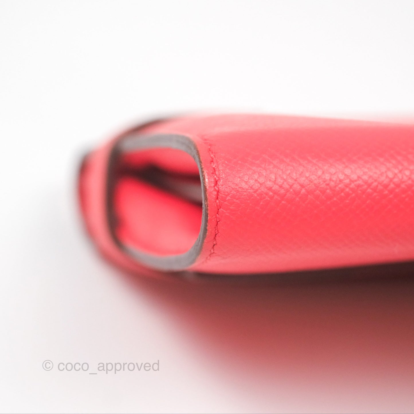 Hermès Kelly Wallet Pink Epsom Palladium Hardware