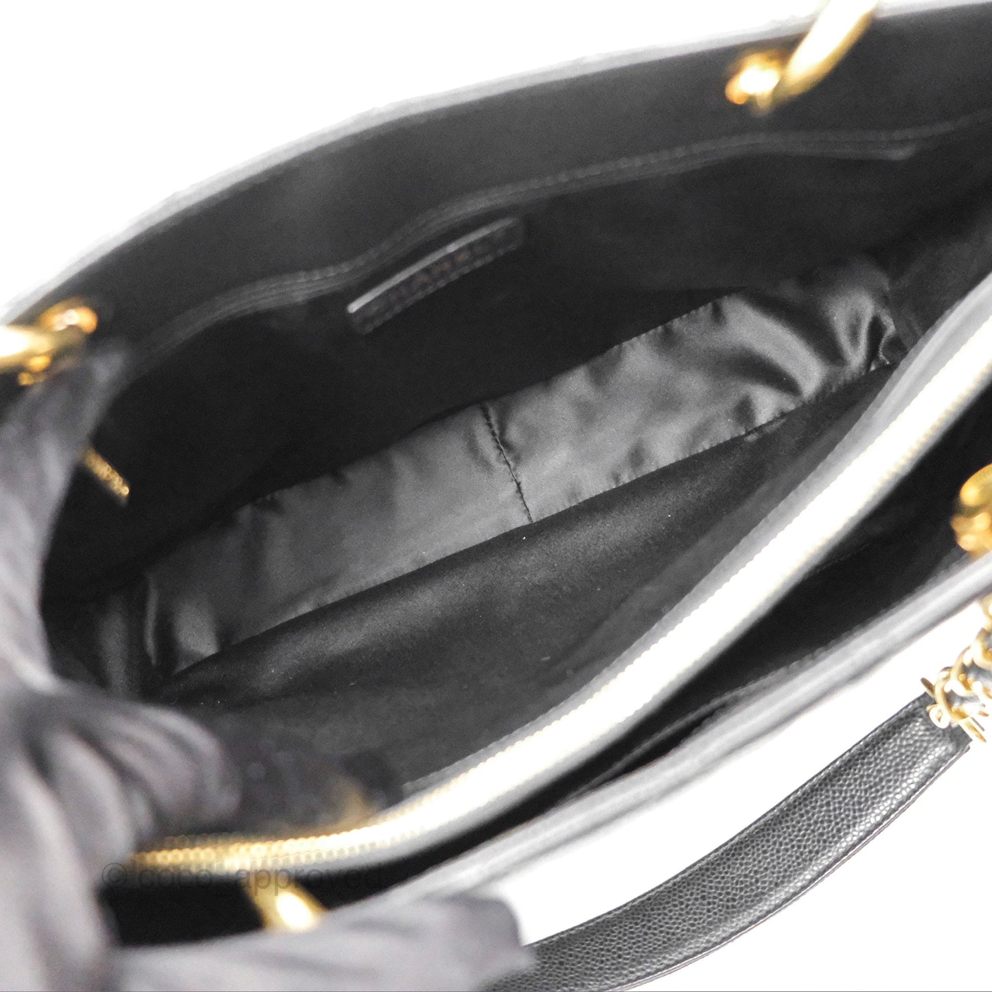 Chanel GST Black Caviar Gold Hardware