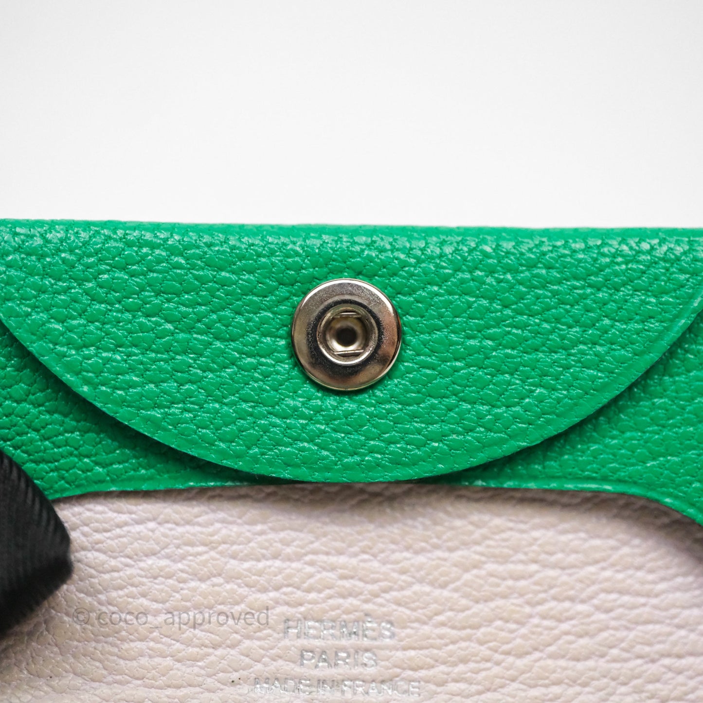Hermès Bastia Coin Purse Green