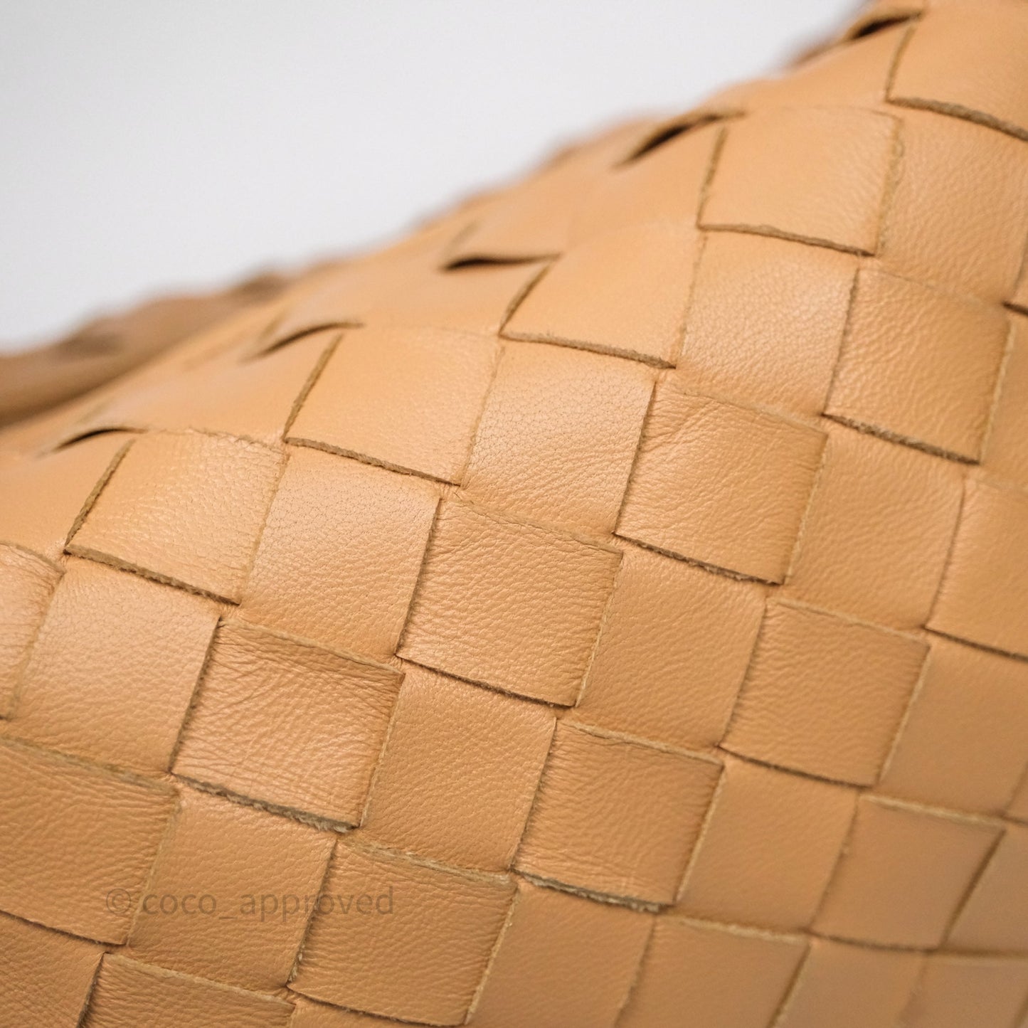 Bottega Veneta Mini Jodie Bag Intrecciato Beige Lambskin