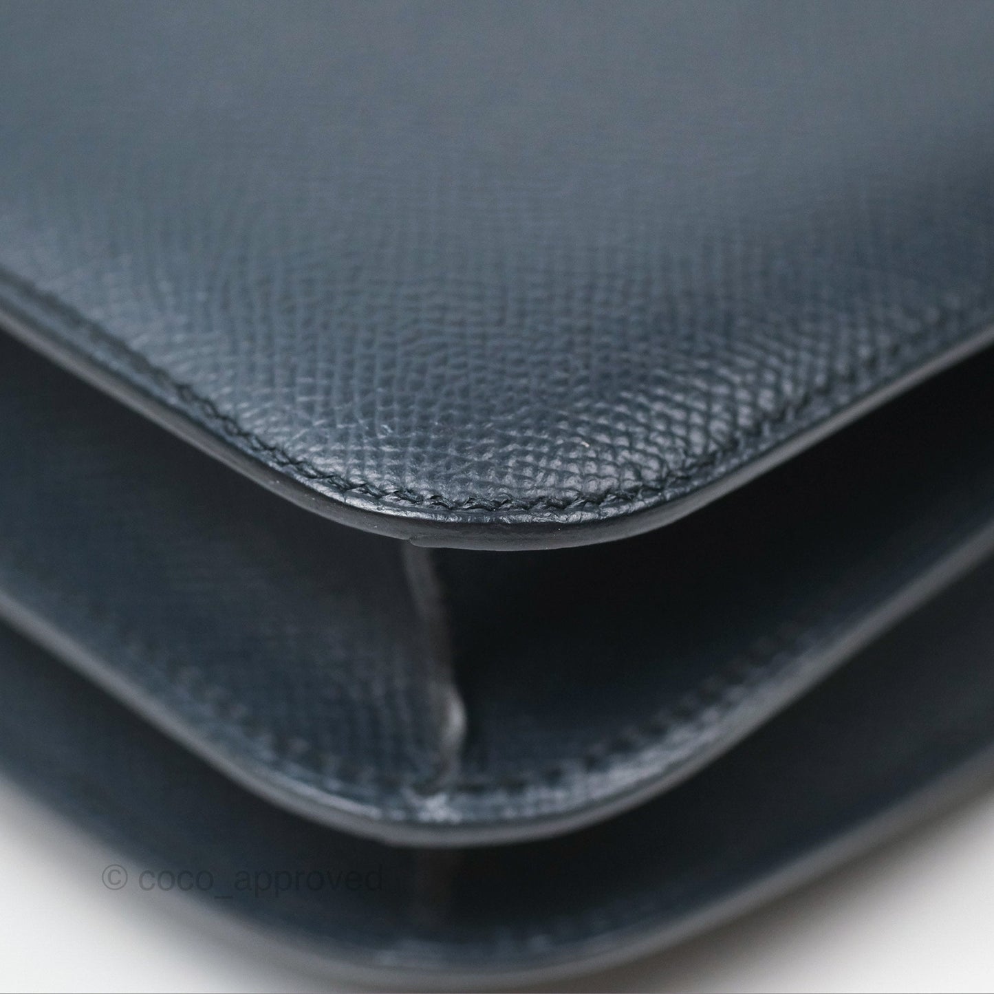 Hermès Constance Mini 18cm Bleu Nuit 2Z Epsom Rose Gold Hardware