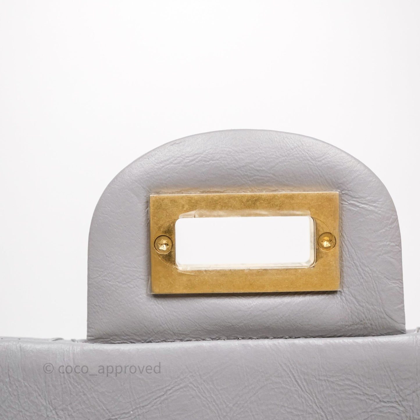 Chanel Mini Reissue 224 Grey Aged Calfskin Aged Gold Hardware
