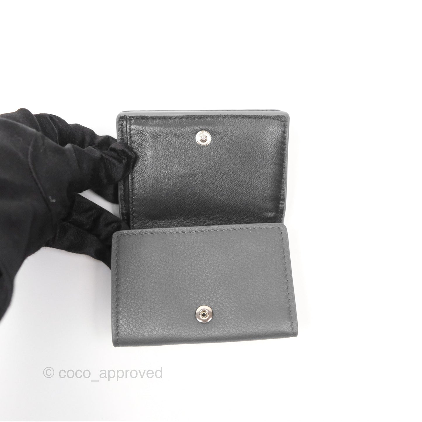 Balenciaga Mini Wallet Grey