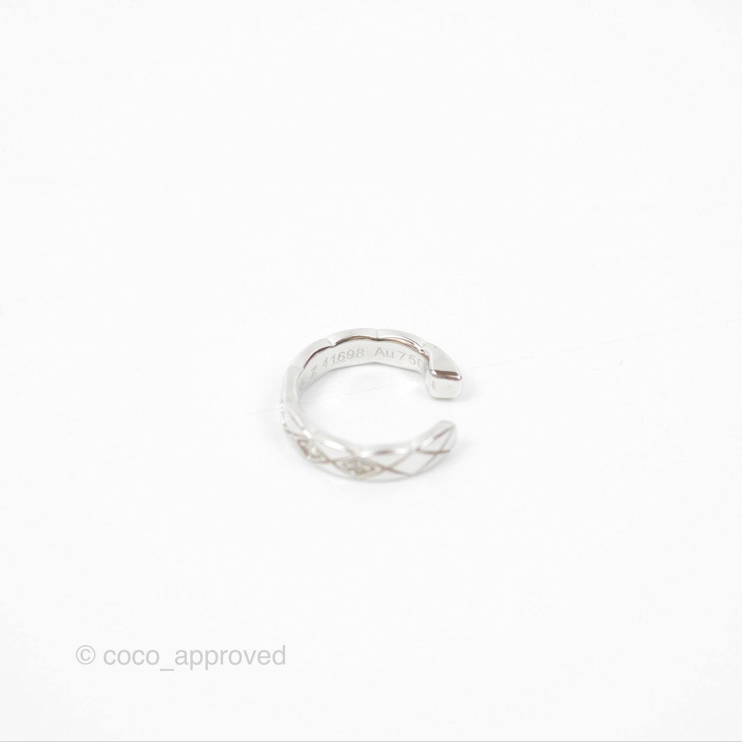 Chanel Coco Crush Ear Cuff White Gold