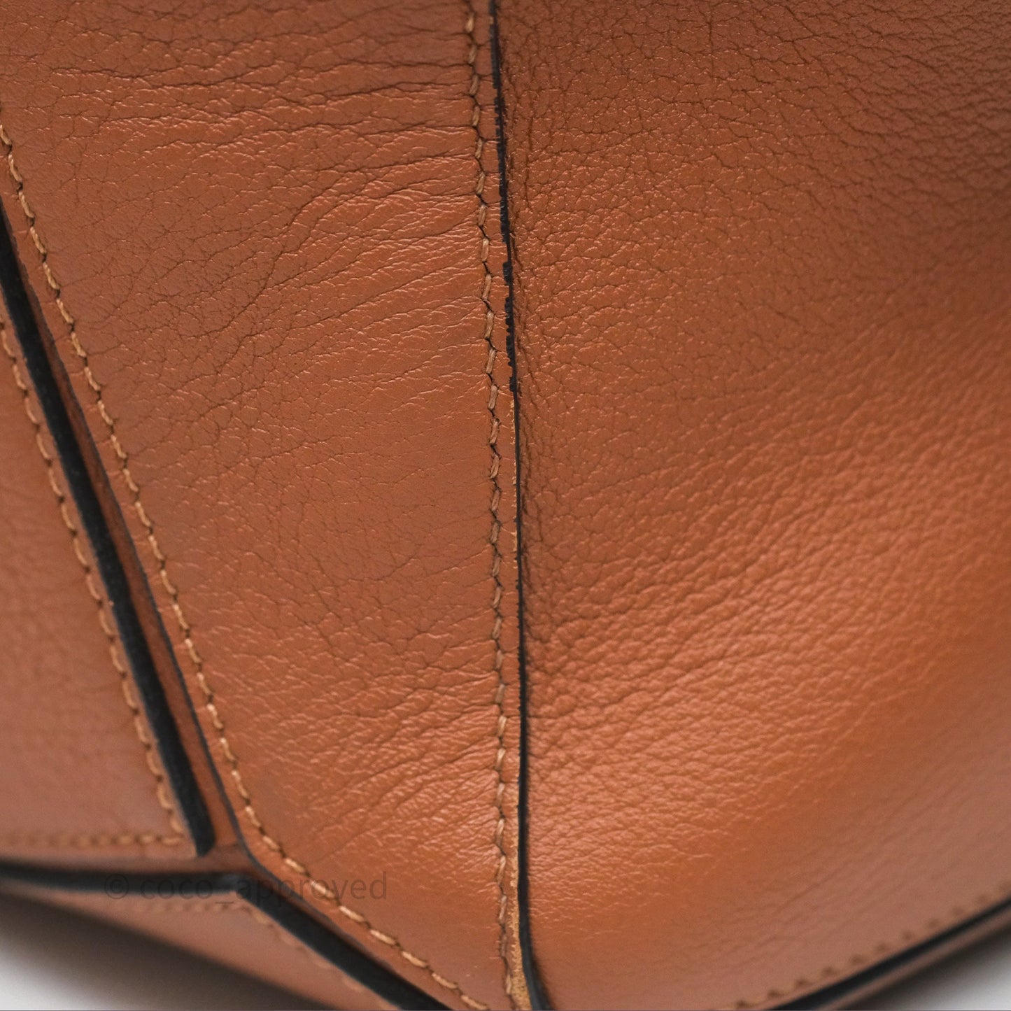 Loewe Medium Puzzle Bag Tan Calfskin