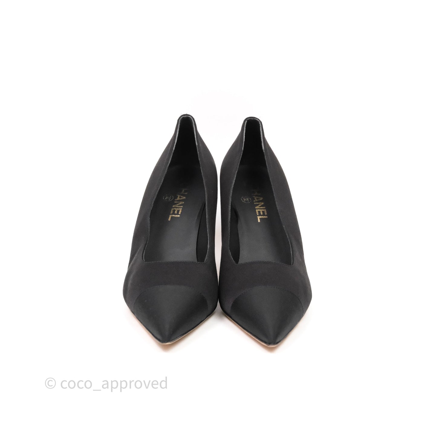 Chanel Classic Heels CC Black Size 39